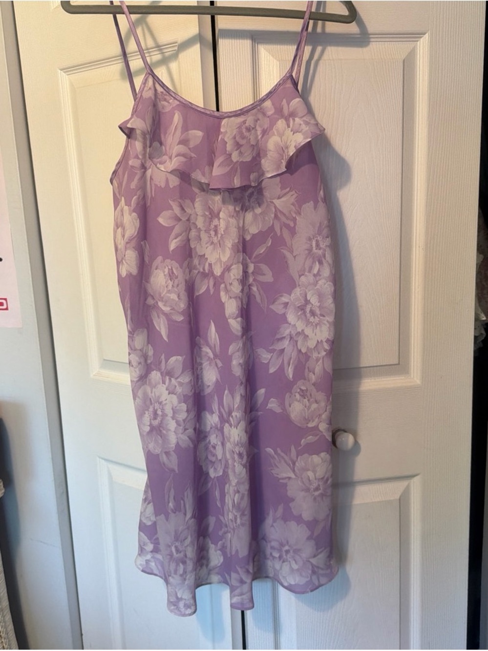 Vintage Lane Bryant Lavender Floral Slip Dress with tags